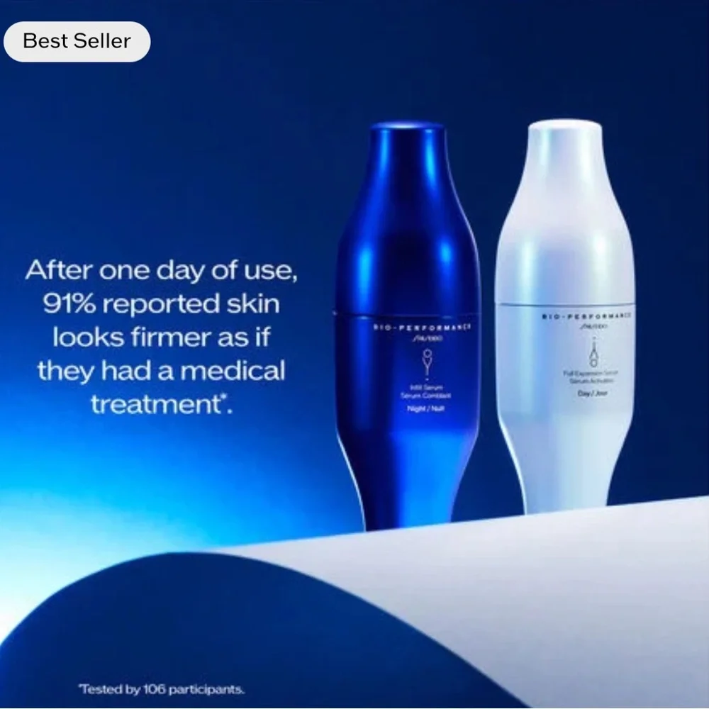 Shiseido bio-performance skin filler serum duo anti aging New in box
